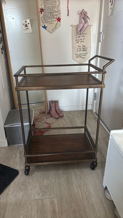 Coffee bar cart