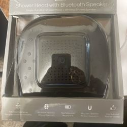 Shower Head With Bluetooth Speaker 
