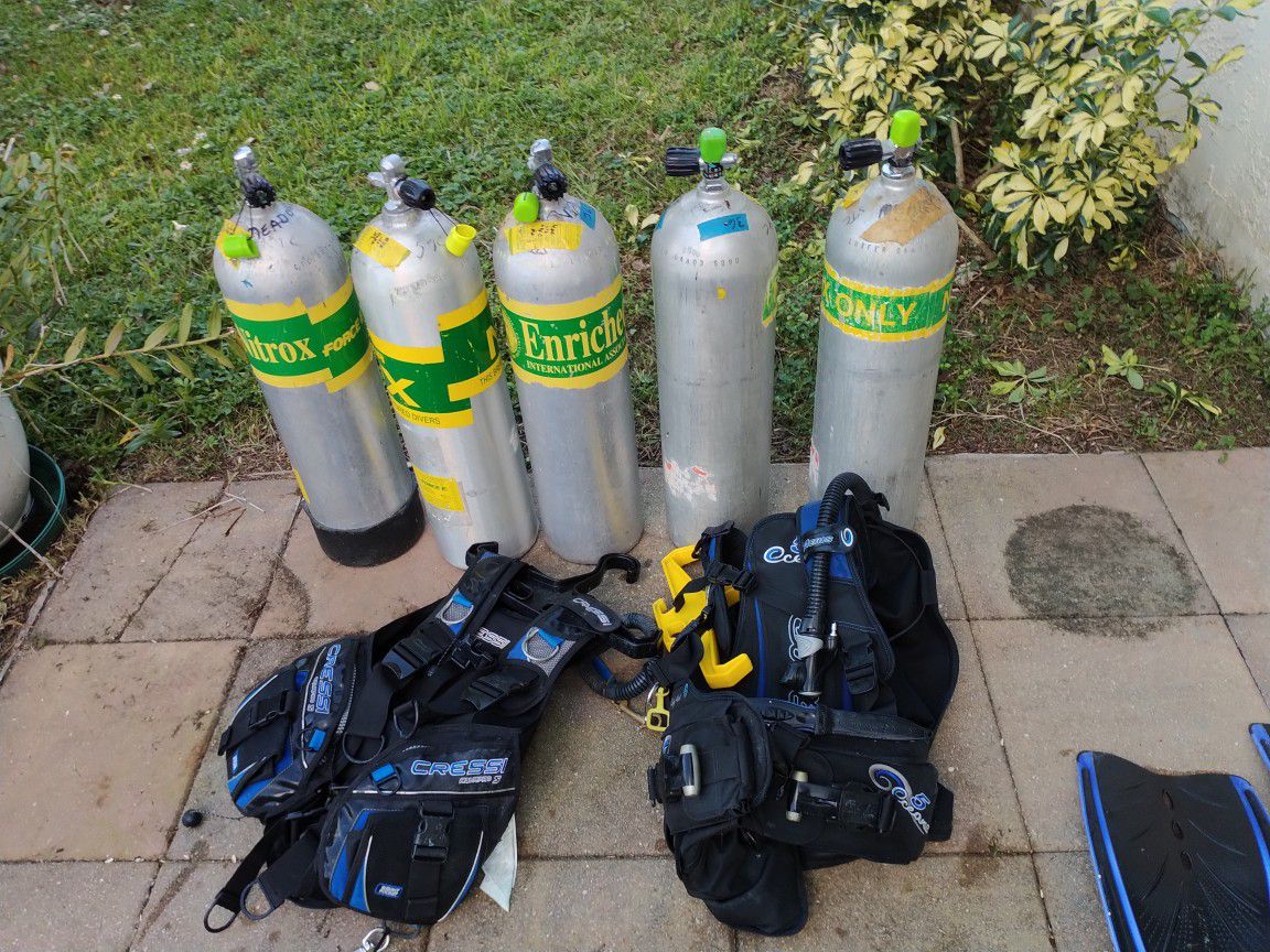 Nitrox Diving Gear And Tanks 