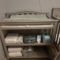 Crib and Changing Table