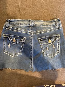 Jean skirt mini