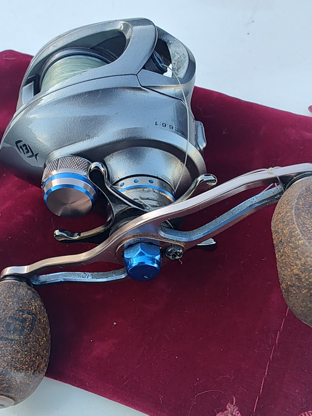 13 Fishing Concept E right low profile baitcast reel 6.6:1 ratio 11 bearing system