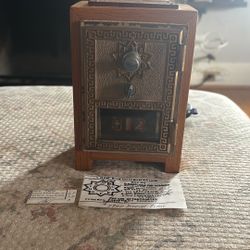 Antique Original 1961 USPO Lock Box Bank