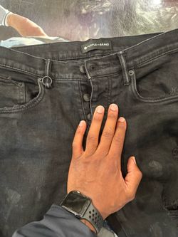 Purple jeans all black size 32