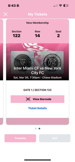 Inter Miami Tickets!!