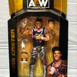 AEW Max Caster Unrivaled Series 14 figure Jazwares Brand New The Acclaimed