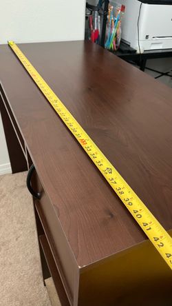 Glass LED Coffee Table with Drawer- Walnut