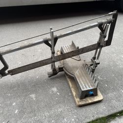 Hand Miter Saw Vintage 