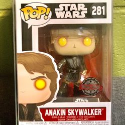 Funko Pop Star Wars Anakin Skywalker special Edition with plastic. Protector