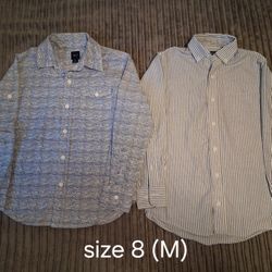 Boys Dress Shirts Size 8 (M)
