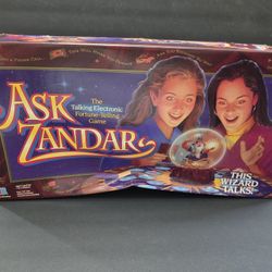 Vintage Milton Bradley ASK ZANDAR Fortune Telling Game