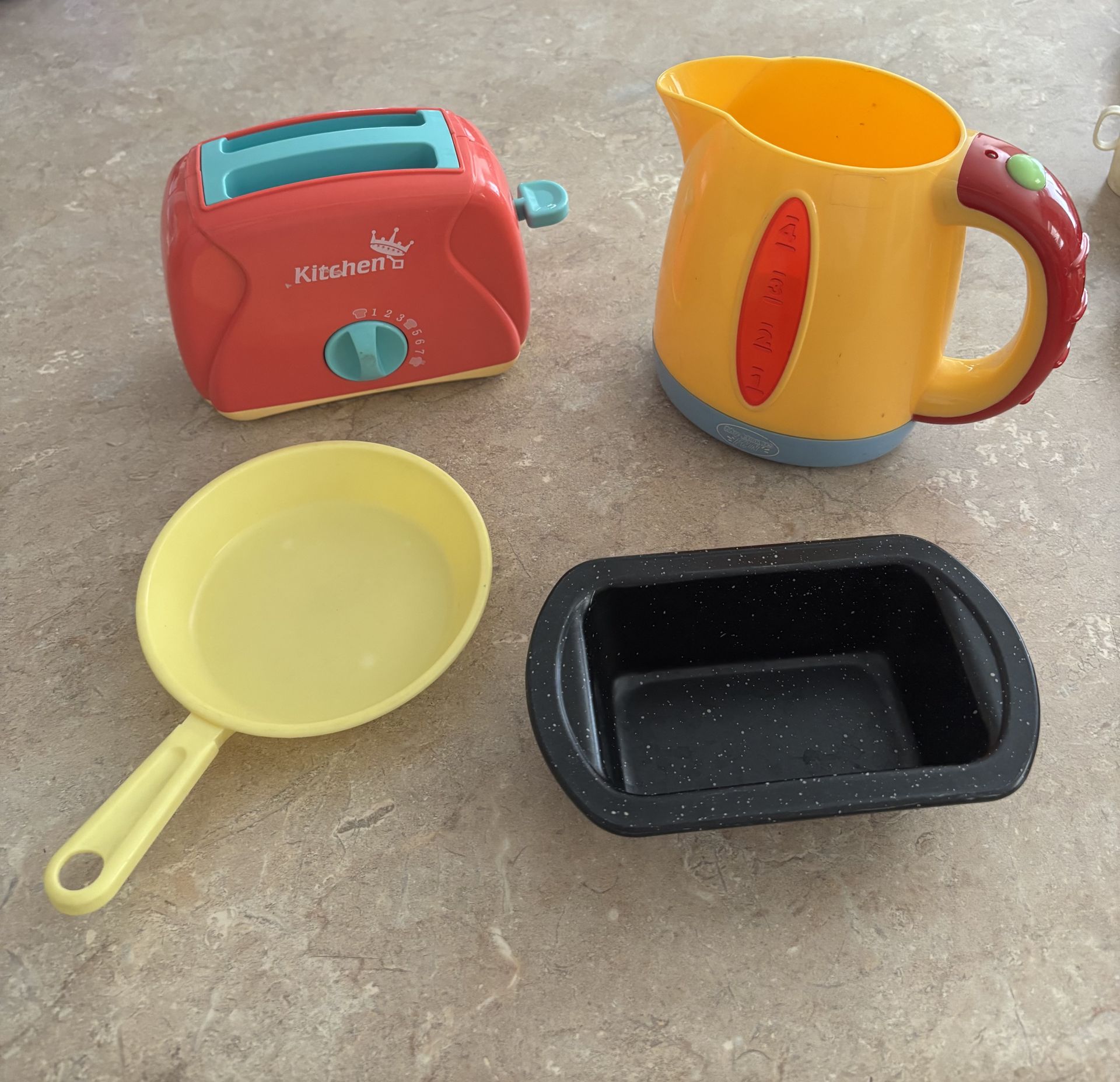 Play kitchen items and accessories, kids and classrooms