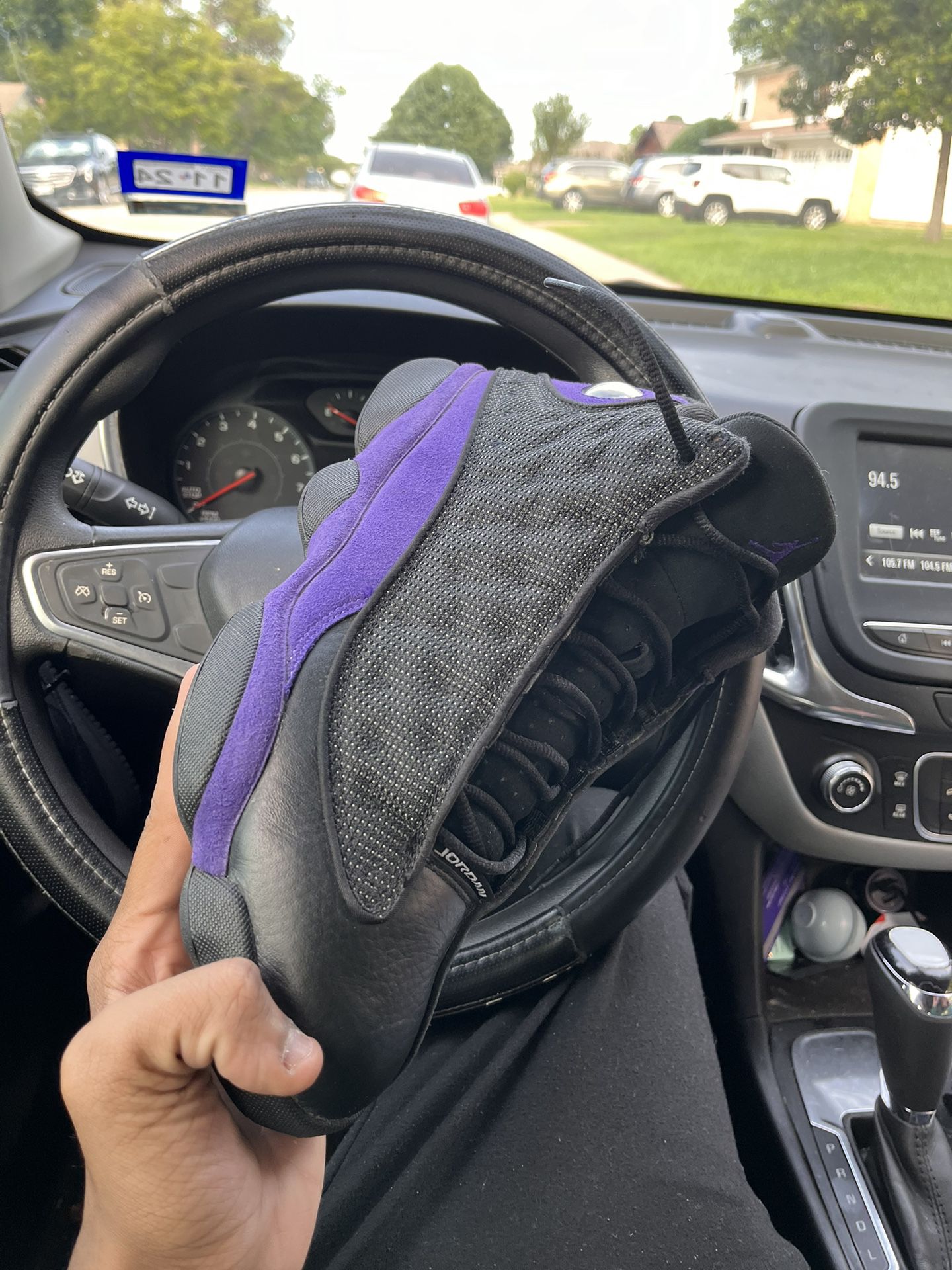 Jordan 13s Purple N Black