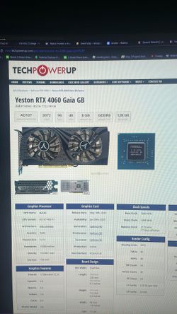 Yeston RTX 4060 Gaia GB