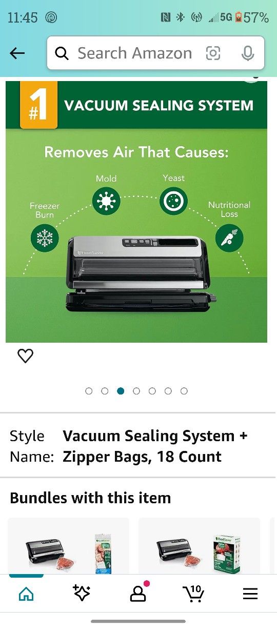 Food Saver vacuum Lol