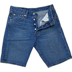 Vintage Levi’s 501 Jeans Shorts Men’s 29 Blue Denim Button Fly Classic Casual 90