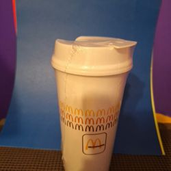 McDonald's Golden Arches Retro Package Design Thermal Cup Tumbler 16 Oz -$20.00