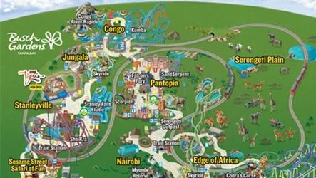 Busch Gardens One Day Entry 
