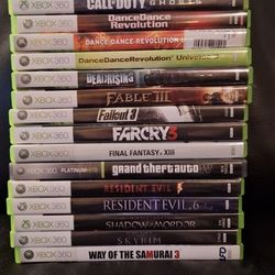 Collection Of 18 Xbox 360 Games