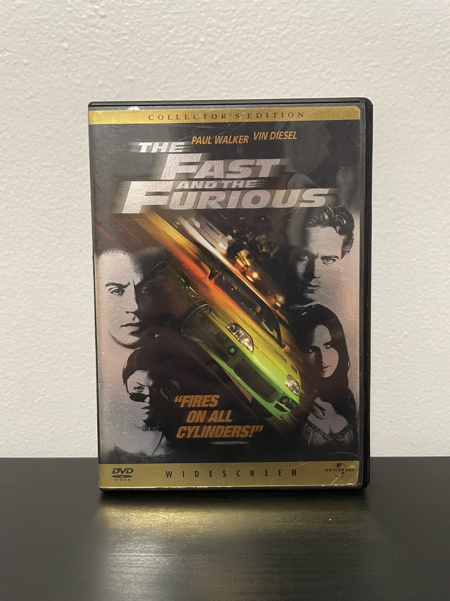 The Fast & The Furious DVD Collectors Edition Widescreen Y2K Paul Walker 2001