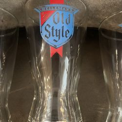Heilmans Old Style Glasses Set Of 3 Vintage 