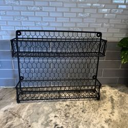 Small Metal Wall Shelf