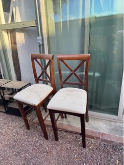 Bar chairs (set of three)