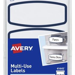 Avery multi-use labels, 1-5/8” x 3-3/4”, 15 labels