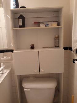 Bathroom Toilet Shelf Storage Organizer with Small door