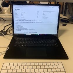 Microsoft Surface laptop 15” Touch i7 16GB ram 512GB SSD Windows 11