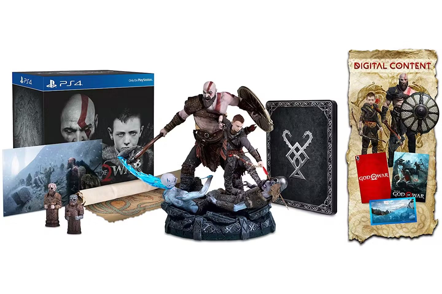 Sony PS4 God of War Collector's Edition Video Game Bundle/ With Game