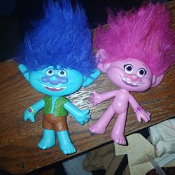  Branch And Poppy Talking Troll Dolls