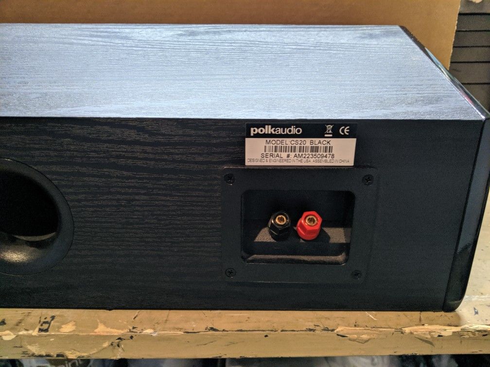 Polk Audio CS20 Center Channel Speaker for Sale in Bellevue, WA OfferUp