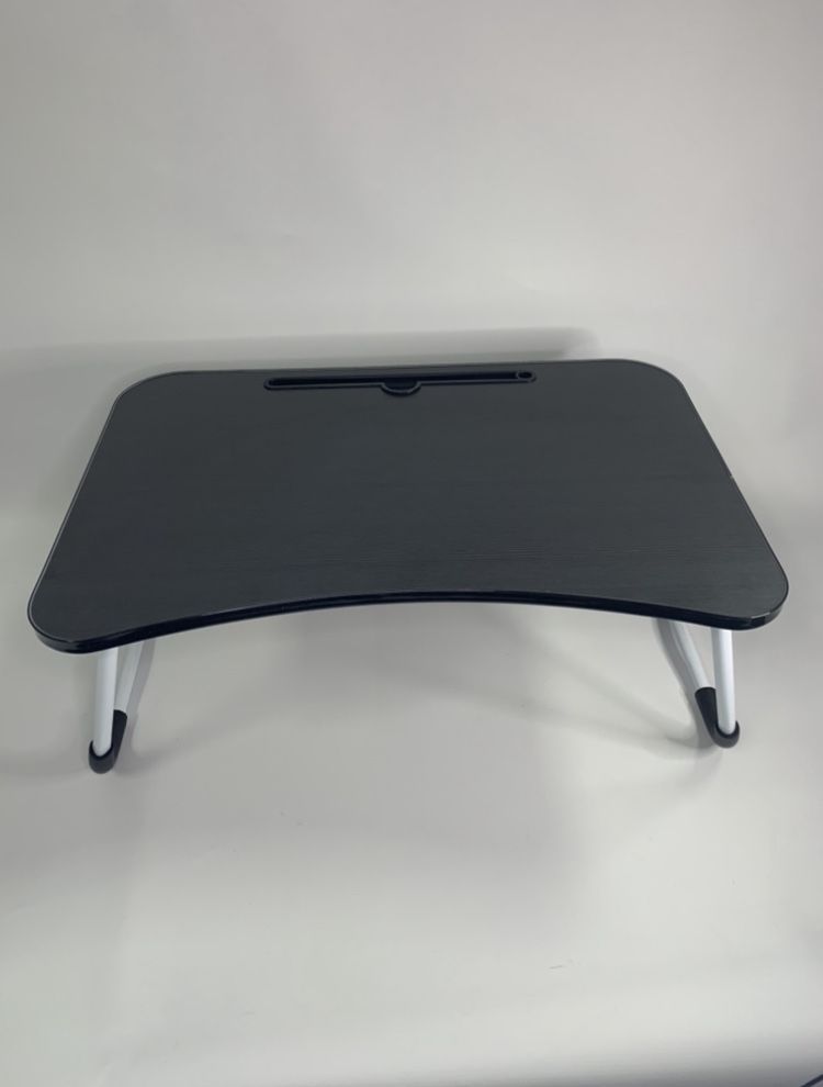 Computer Laptop Bed Table, Breakfast Tray with Foldable Legs, Portable Lap Standing Desk, Notebook Stand Reading Holder for Couch Sofa Floor