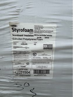 Foam Insulation 2’’