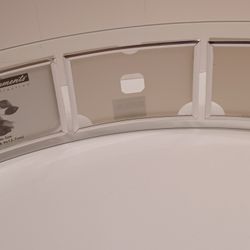 3 Slot Curved Glass Photo Frame