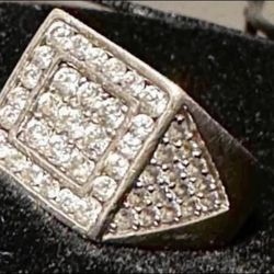 Men's silver ring / Size 9.5