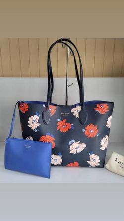 Kate Spade Bleecker Dotty Floral Large Tote with Pouch NWT Pick up in Pico Rivera