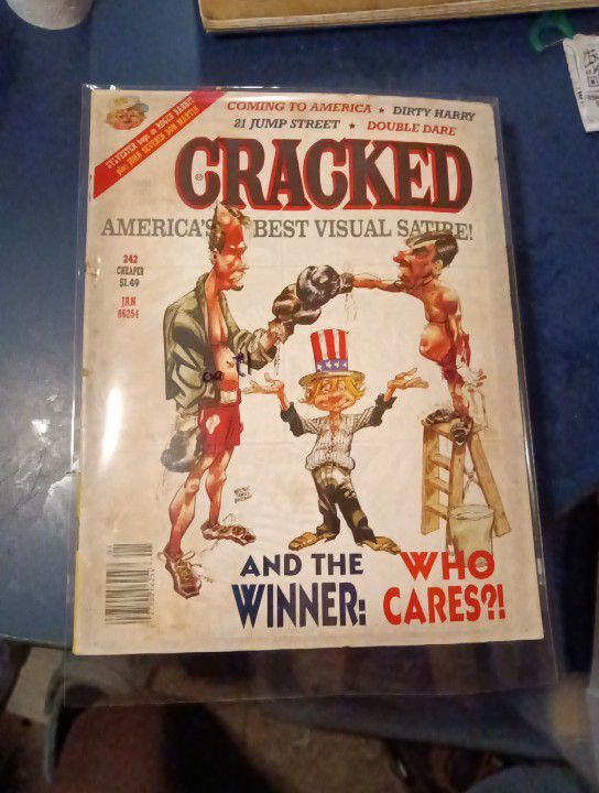 Cracked Magazine #242 Jan 1989