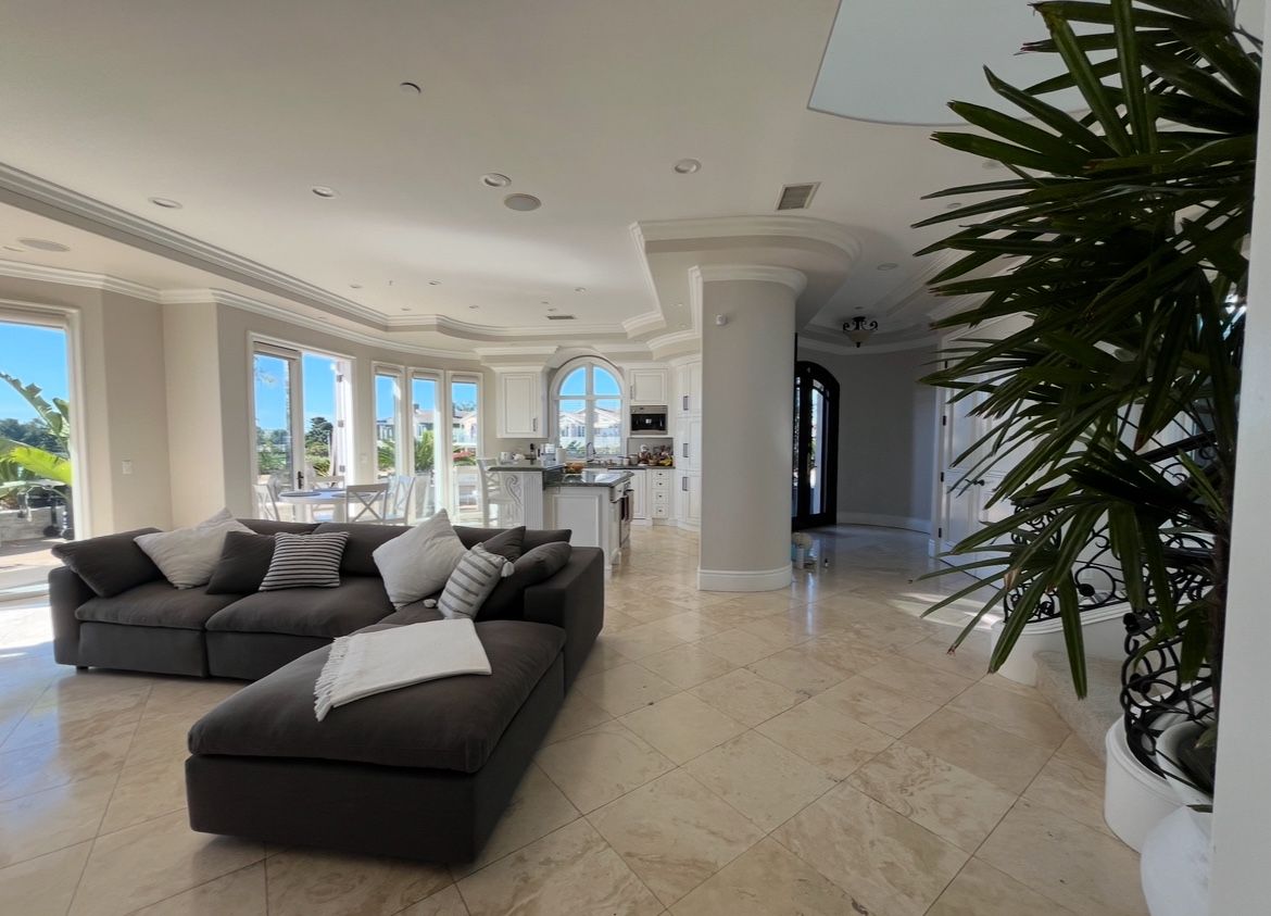 “CLOUD” Inspired 118” Long Grey Couch 