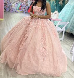 Strapless Imported Custom Prom dress-size 2-$350