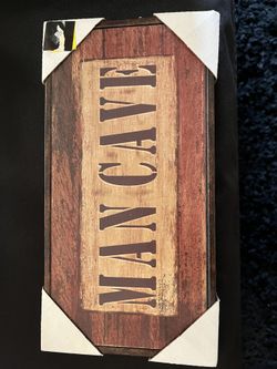 Man Cave Decor Sign