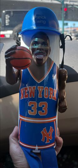 Patrick Ewing NY Knicks #33 Figure Water Bottle