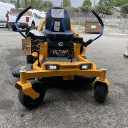 Cub Cadet Ultima ZT1 42 in. 56-Volt MAX 60 Ah Battery Lithium-Ion Electric Drive Zero Turn Mower