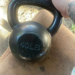 Kettlebell 40lbs