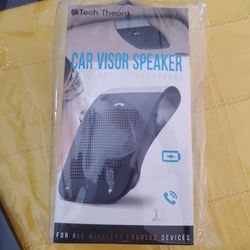 Car visor speaker