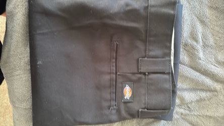 Black dickies pants slim straight