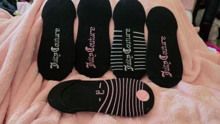 Juicy Couture No Show Socks 5 pairs