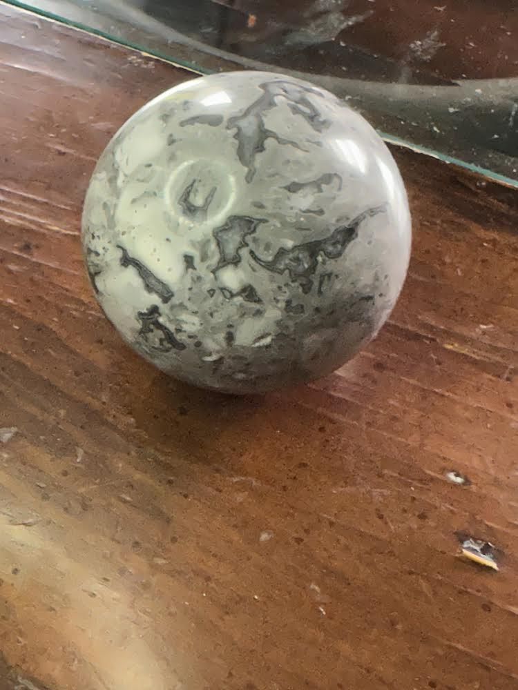 Silver Leaf Jasper Sphere