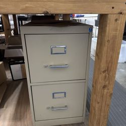 Metal Two Drawer File Cabinet **FREE**